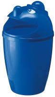 Odpadkový kôš s tvárou – modrý 75 l 